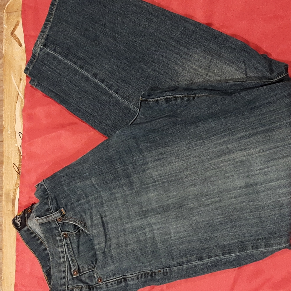 Men's Lucky Brand Distressed Jeans Size 36/30 429 Classic Straight Leg